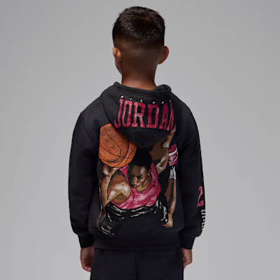 Sudadera con gorro sin cierre Sketch para niños talla pequeña Jordan