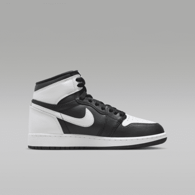 Air Jordan 1 High OG "Black & White" Big Kids' Shoes