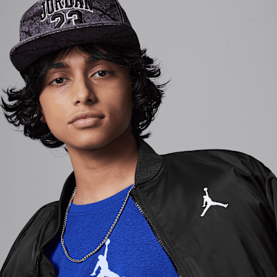 Jordan Big Kids' 1984 French Terry Jumpman Crew