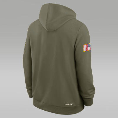 North Carolina 2025 Military Appreciation Men's Jordan Brand Dri-FIT College Pullover Hoodie