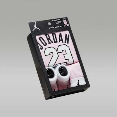 Conjunto de body, gorro y patucos para bebé Jordan Jumpman