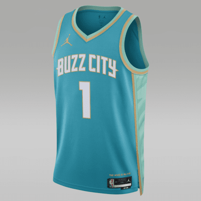 Lamelo Ball Charlotte Hornets City Edition 2023/24 Jordan Dri-FIT NBA Swingman Erkek Forması