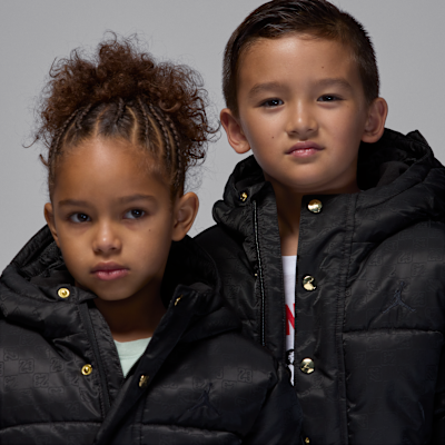 Chamarra de jacquard 23 con relleno para niños talla pequeña Jordan