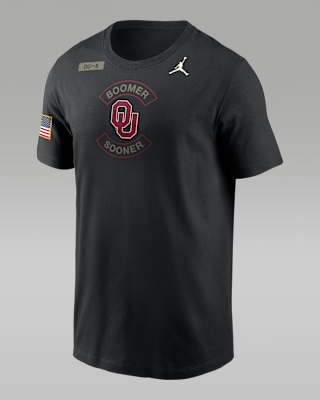 Мужская футболка Oklahoma Military Appreciation Jordan Brand Dri-FIT College