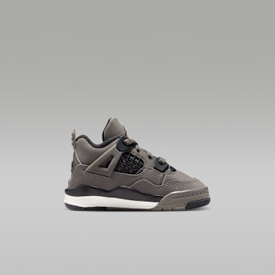 Jordan 4 Retro "Cave Stone and Black" Baby/Toddler Shoes