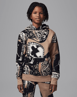 Детское худи Jordan MVP Big Kids' Fleece Printed Pullover Hoodie