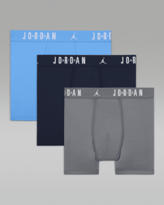 Детские  Jordan Dri-FIT Big Kids' Flight Poly Boxer Briefs (3-Pack)