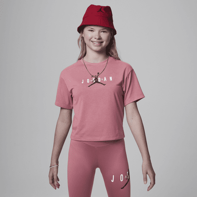 Pink air clearance jordan shirt