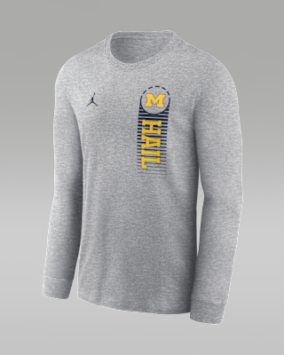 Мужская футболка Michigan Primetime Nike College Long-Sleeve