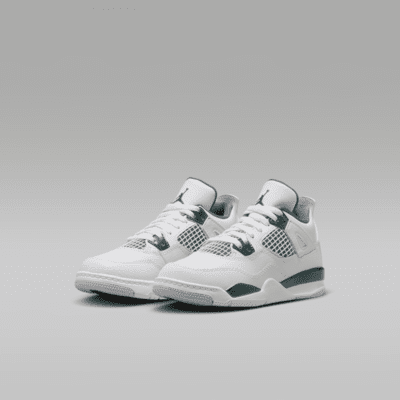 Jordan 4 Retro 'Oxidised Green' Younger Kids' Shoes