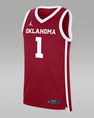 Мужские джерси Oklahoma Sooners Replica Jordan Brand College Basketball Jersey для баскетбола