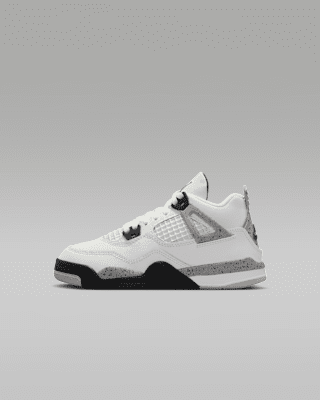 Детские кроссовки Jordan 4 Retro "White Cement" Little Kids'
