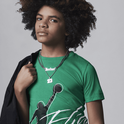 Jordan Halftone Flight Tee Older Kids' (Boys) T-shirt. Nike UK