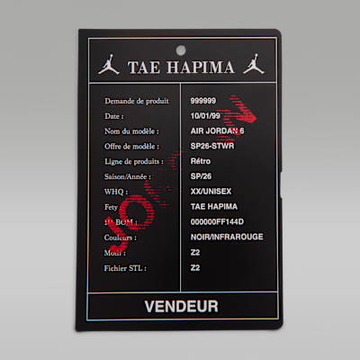 Jordan 6 Retro "Infrared Salesman" Baby/Toddler Shoes