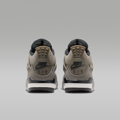 Air Jordan 4 Retro "Cave Stone and Black" Big Kids' Shoes