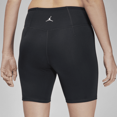 Jordan Sport bikeshorts met hoge taille voor dames (18 cm)