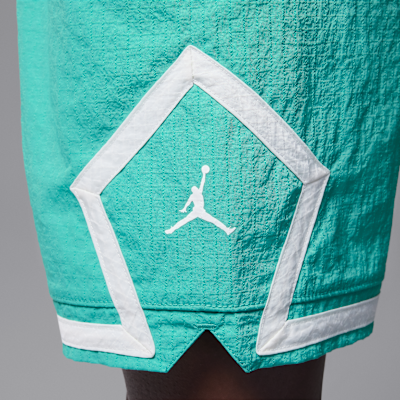 Shorts para la alberca de tejido Woven Diamond para niños talla pequeña Jordan