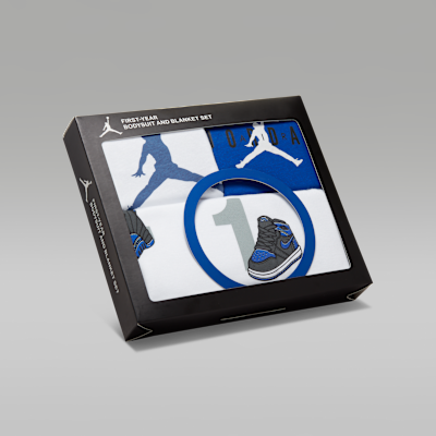 Jordan Milestone Baby (0-9M) Bodysuit Set (3-Pack)