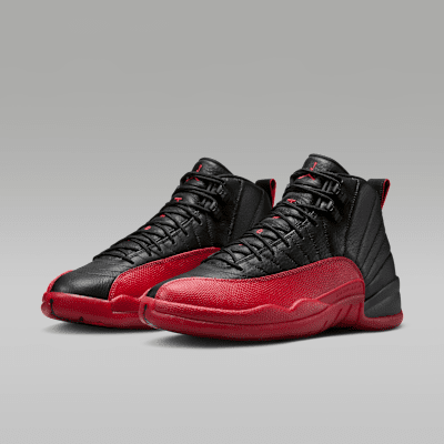 エア ジョーダン 12 レトロ "Black and Varsity Red" メンズシューズ