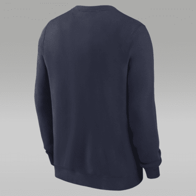 Sudadera de cuello redondo sin cierre universitaria Jordan para hombre Michigan Wolverines Primetime Primary Stack