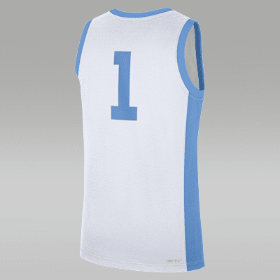 Jersey de básquetbol universitario de marca Jordan para hombre North Carolina Tar Heels Replica