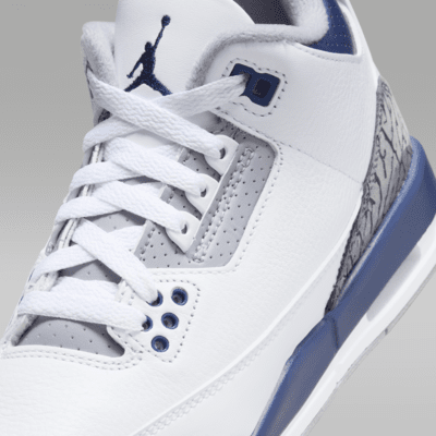 Tenis para niños grandes Air Jordan 3 Retro