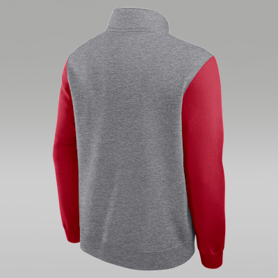 Oklahoma Club Men's Jordan Brand College 1/2-Zip Crew