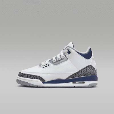 Tenis para niños grandes Air Jordan 3 Retro