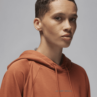 Hoodie de lã cardada com grafismo Jordan Sport para mulher