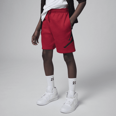  Nike Air Jordan Boys' Jumpman Air Shorts (Black/White