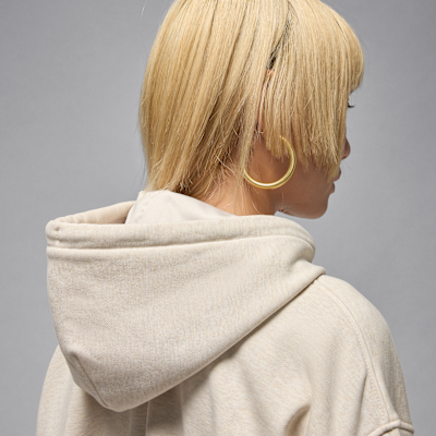 Jordan Flight Fleece Women's Cropped Satin-Lined Hoodie