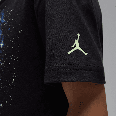 Jordan Little Kids' "Sky Is Not The Limit" Glow T-Shirt