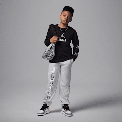 Jordan Big Kids' 1984 French Terry Jumpman Crew