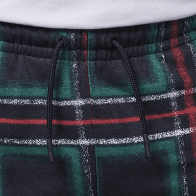 Pants de tejido Fleece para días festivos para niños talla grande Jordan Brooklyn Essentials
