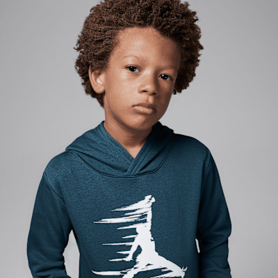 Sudadera con gorro de French Terry para niños pequeños Jordan MJ Flight MVP