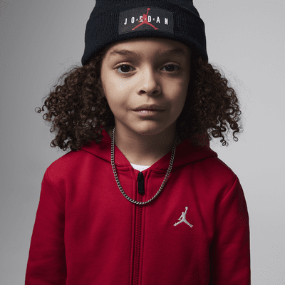 Conjunto de sudadera con gorro de dos piezas de cierre completo para niños talla pequeña Jordan Brooklyn Fleece