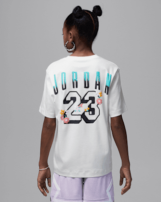 Детская футболка Jordan Big Kids' Summer Bloom Oversized
