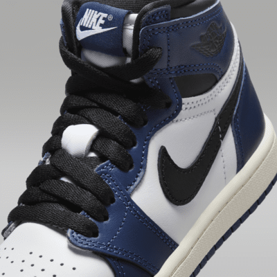 Jordan 1 Retro High OG "Midnight Navy" Little Kids' Shoes