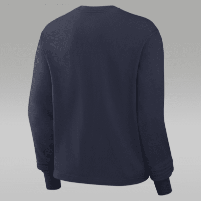 Michigan Wolverines Primetime University Boxy Women's Nike College Long-Sleeve T-Shirt