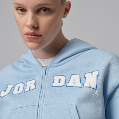 Jordan Brooklyn Fleece Women's Full-Zip Mod-Crop Hoodie