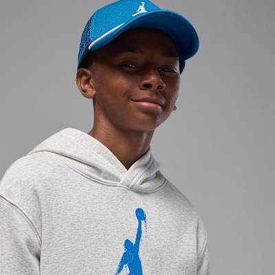 Sudadera con gorro sin cierre de tejido Fleece Jumpman para niños talla grande Jordan MVP