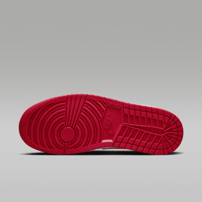 jordan 1 red white low