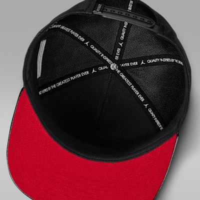 Gorra con visera plana para niños talla grande Retro 11 Jordan