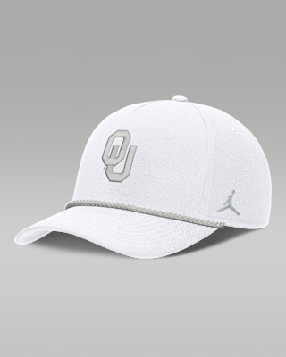 Женские Oklahoma Sideline Rope Rise Jordan Brand College Adjustable Hat