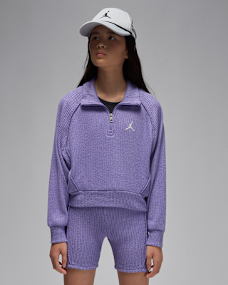 Детские  Jordan Big Kids' Quarter-Zip Long Sleeve Top
