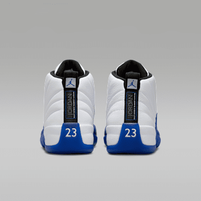Air Jordan 12 Retro "White & Game Royal" Men's Shoes