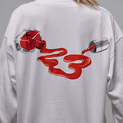 Sudadera sin cierre de cuello redondo para mujer Jordan Brooklyn Fleece