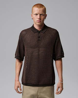 Мужские шорты Jordan Flight Short-Sleeve Knit Polo