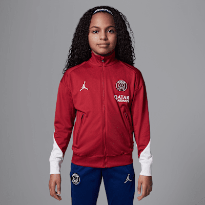 4e tenue de survêtement de foot en maille Jordan Dri-FIT Paris Saint-Germain Strike pour ado