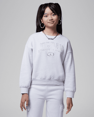 Детские  Jordan Big Kids' 1st Baby Blue Crew Top